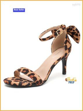 Bow Knot Ankle Strap Kitten Heel Sandals Round Open Toe Synthetic Suede Wedding